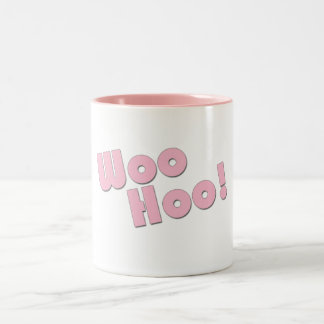 Caneca De Café Em Dois Tons Você balança o traço do arco-íris! Woohoo!
