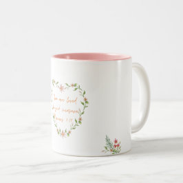 Caneca De Café Em Dois Tons Você é amado Mug