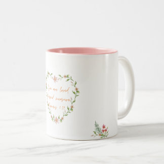 Caneca De Café Em Dois Tons Você é amado Mug