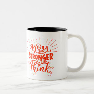 Caneca De Café Em Dois Tons Você É Mais Forte Do Que Acha