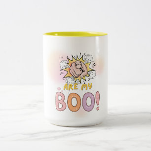 Caneca De Café Em Dois Tons Você É Meu Boo - Ghost Hallo Bonito