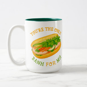 Caneca De Café Em Dois Tons Você é o único Banh para Mi!