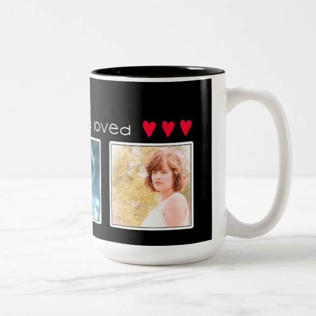 Caneca De Café Em Dois Tons Você É Tão Amado 3 Modelo De Foto (Direita)