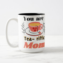 Caneca De Café Em Dois Tons Você é uma mãe tediosa