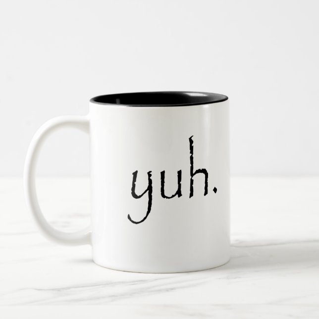 Caneca De Café Em Dois Tons você entra nisso (Esquerda)