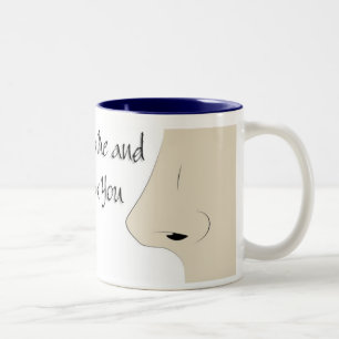 Caneca De Café Em Dois Tons Você escolhe-me e eu escolhê-lo-ei