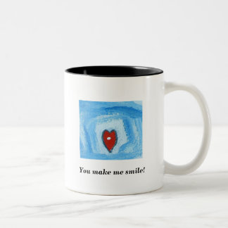 CANECA DE CAFÉ EM DOIS TONS VOCÊ FAZ-ME SORRIR