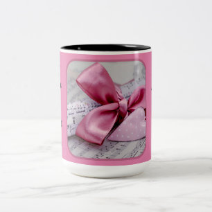 Caneca De Café Em Dois Tons Você Faz Meu Coração Cantar Duas Tons De Café