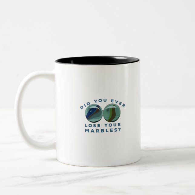 Caneca De Café Em Dois Tons Você Já Perdeu Suas Bolinhas? (Esquerda)