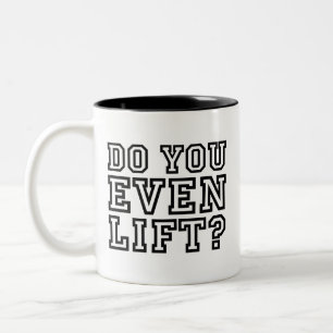 Caneca De Café Em Dois Tons Você Levanta? Coffee Mug