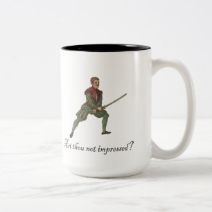 Caneca De Café Em Dois Tons Você não está impressionado? Café