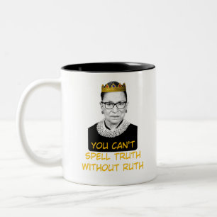 Caneca De Café Em Dois Tons Você Não Pode Soletrar a Verdade Sem Ruth
