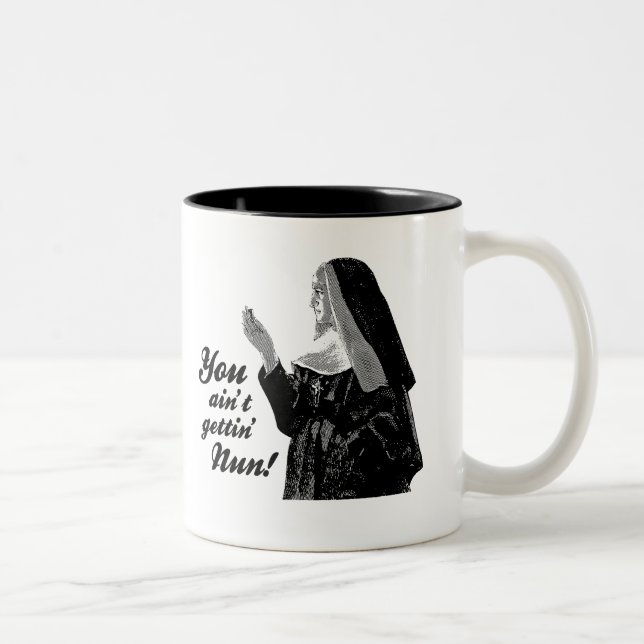 Caneca De Café Em Dois Tons Você não vai levar nada (Direita)