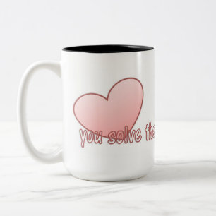 Caneca De Café Em Dois Tons Você Resolve o Mistério