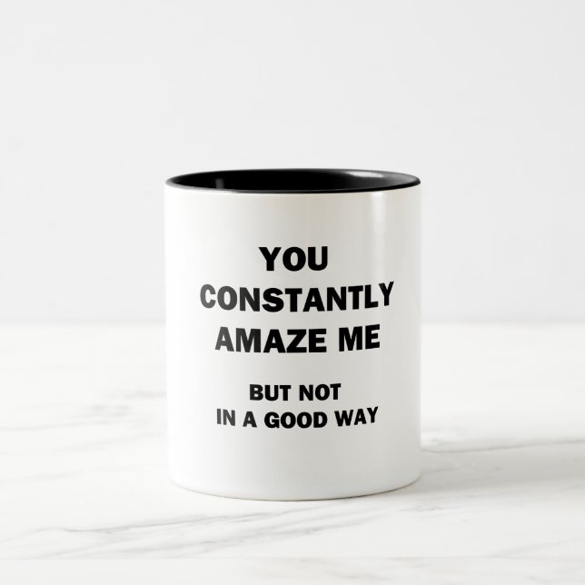 Caneca De Café Em Dois Tons Você Sempre Me Amaze (Centro)