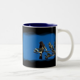 Caneca De Café Em Dois Tons Voe Catcher a Preto