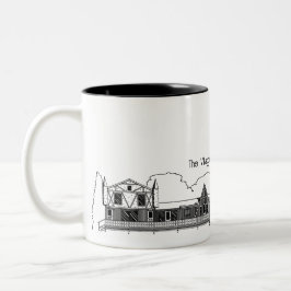 Caneca De Café Em Dois Tons VOFS Boardwalk Sketch
