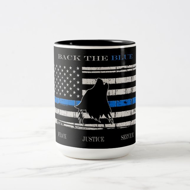Caneca De Café Em Dois Tons Voltar ao Azul (Centro)