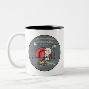 Caneca De Café Em Dois Tons Voltar ao básico