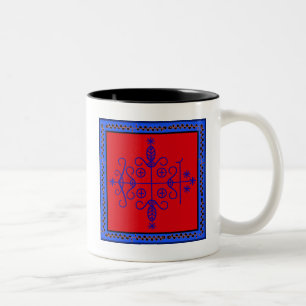 Caneca De Café Em Dois Tons VooDoo Magik - Papa Legba