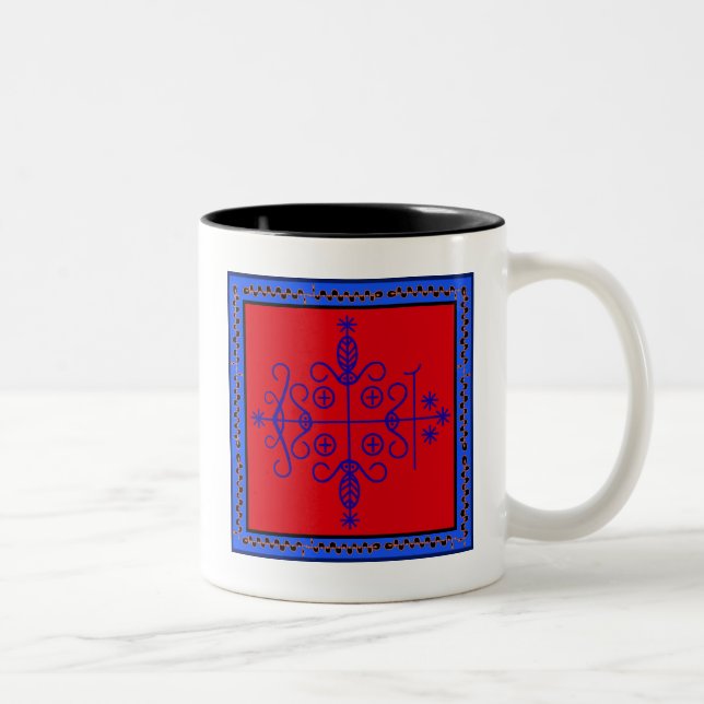 Caneca De Café Em Dois Tons VooDoo Magik - Papa Legba (Direita)
