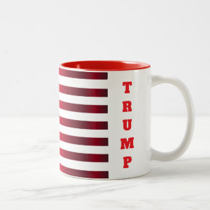 Caneca De Café Em Dois Tons Votando A Eleição Trump Dos EUA Mug 11oz Por ZAZZ_