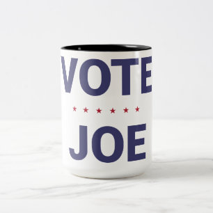 Caneca De Café Em Dois Tons Vote Joe (eleições 2020 nos EUA, Democratas)