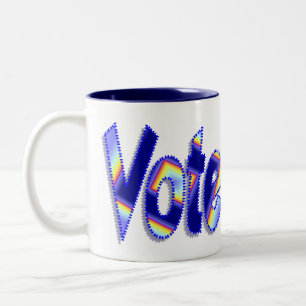 Caneca De Café Em Dois Tons Voto