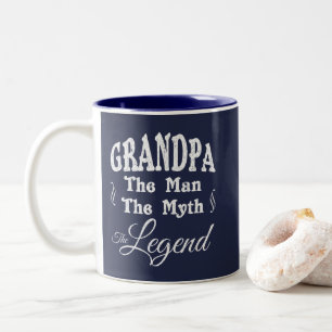 Caneca De Café Em Dois Tons Vovô