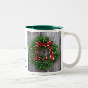 Caneca De Café Em Dois Tons Vovô do excelente do Feliz Natal