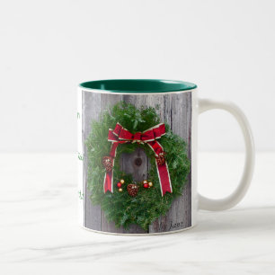 Caneca De Café Em Dois Tons Vovô do Feliz Natal