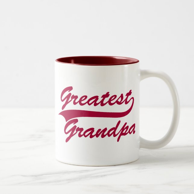Caneca De Café Em Dois Tons Vovô Maior (Direita)