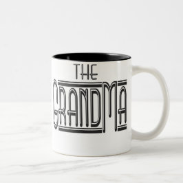 Caneca De Café Em Dois Tons Vovó Mug
