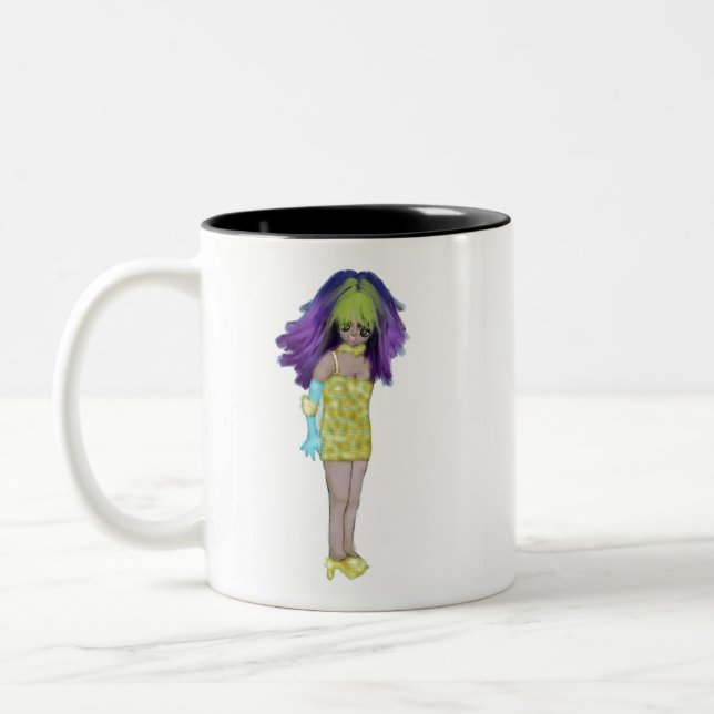 Caneca De Café Em Dois Tons Vyla Glint – A Andarilha Cromática (Esquerda)