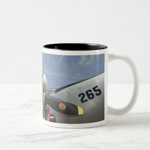 Caneca De Café Em Dois Tons WA, Arlington, Arlington Fly-in, show militar da S