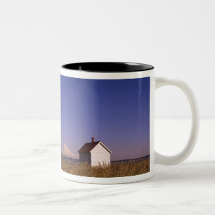 Caneca De Café Em Dois Tons WA, Ilha Maury, Farol Point Robinson,