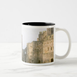 Caneca De Café Em Dois Tons Wales, Caernarfon Castle, um dos 2 de Edward