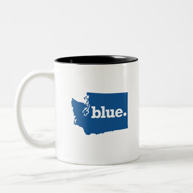 CANECA DE CAFÉ EM DOIS TONS WASHINGTON AZUL ESTADO (Esquerda)