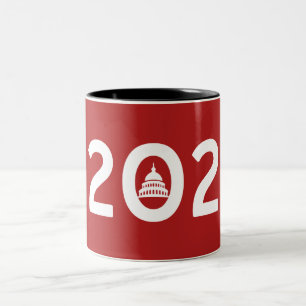 Caneca De Café Em Dois Tons Washington D.C. Pride