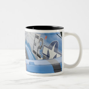 Caneca De Café Em Dois Tons Washington, Olympia, show aéreo militar. 4