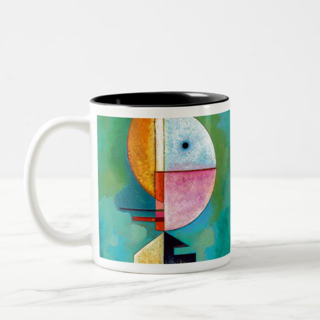 Caneca De Café Em Dois Tons Wassily Kandinsky ascendente (Esquerda)