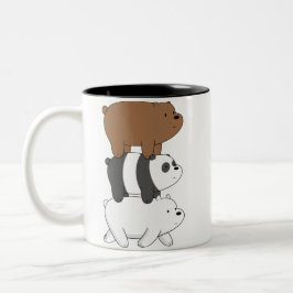 Caneca De Café Em Dois Tons We Bare Bears Mug Double side print