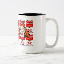 Caneca De Café Em Dois Tons Weapons Gladys mug