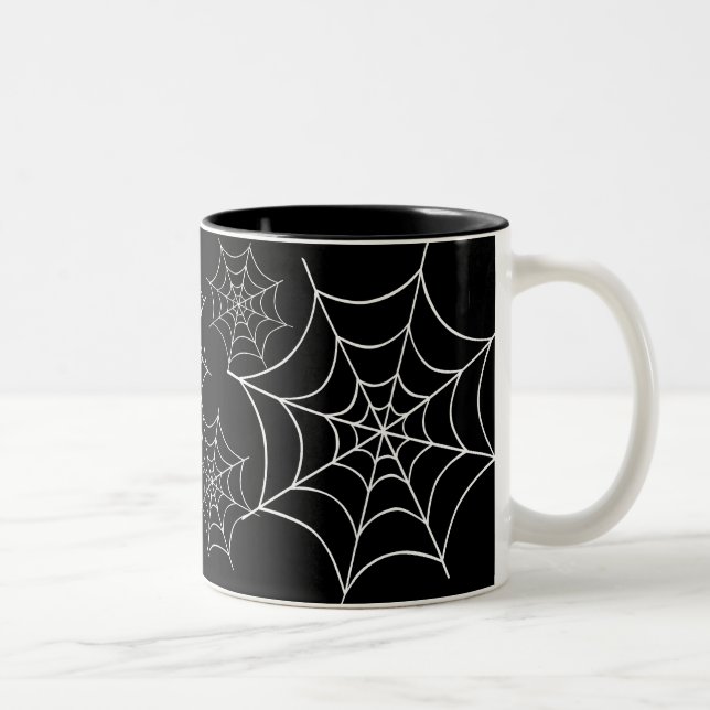 Caneca De Café Em Dois Tons Web de aranha (Direita)