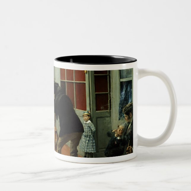 Caneca De Café Em Dois Tons Wedding no fotógrafo, 1878-9 (Direita)