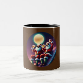 Caneca De Café Em Dois Tons Weihnachtsmann - Kaffeetasse