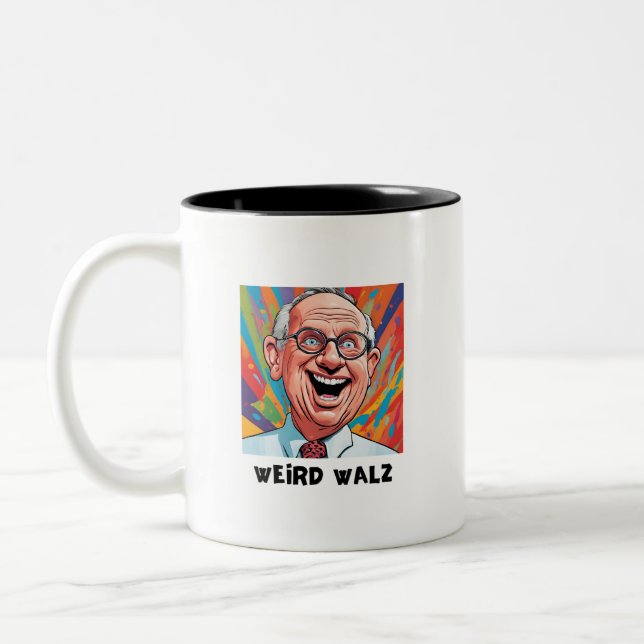 Caneca De Café Em Dois Tons Weird Walz Coffee Mug (Esquerda)