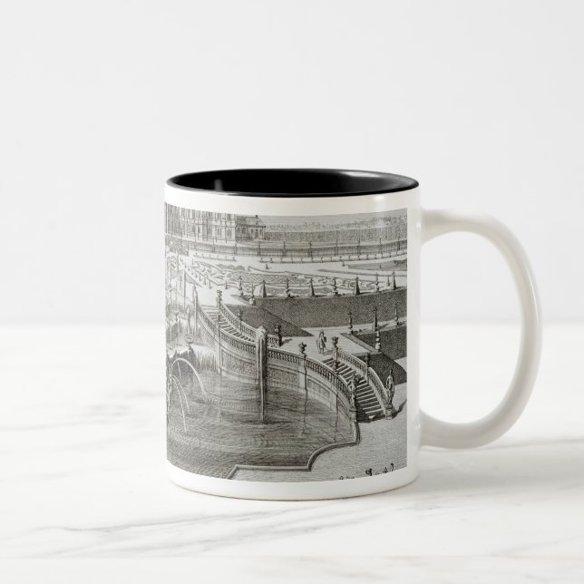Caneca De Café Em Dois Tons Weissenstein, vista para o castelo do bar (Direita)