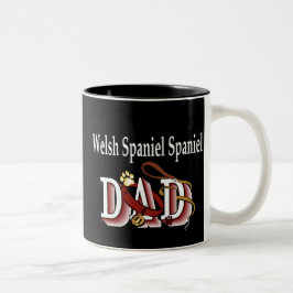 Caneca De Café Em Dois Tons Welsh Springer Spaniel Pai Mug
