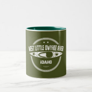 Caneca De Café Em Dois Tons West Little Owyhee River Idaho Kayaking